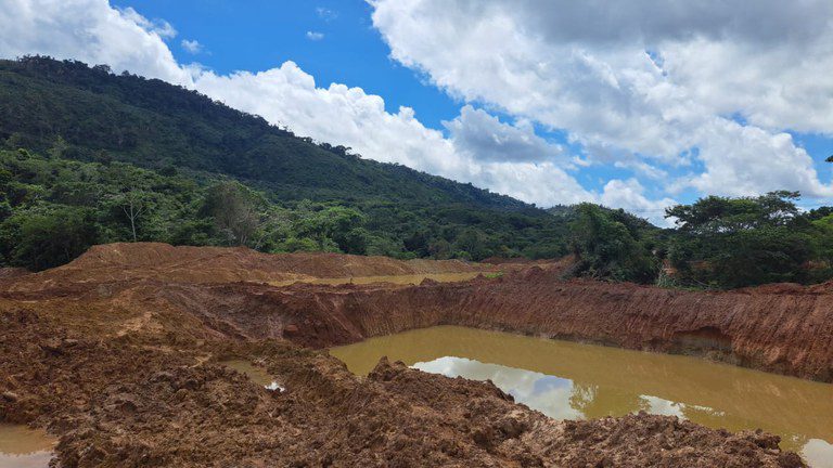 Rios da Amazônia são impactados pelo garimpo