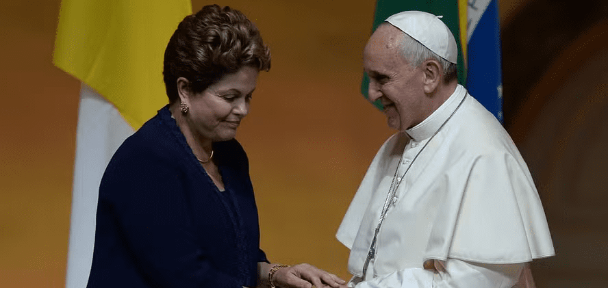 Papa Francisco recebe Dilma Rousseff no Vaticano