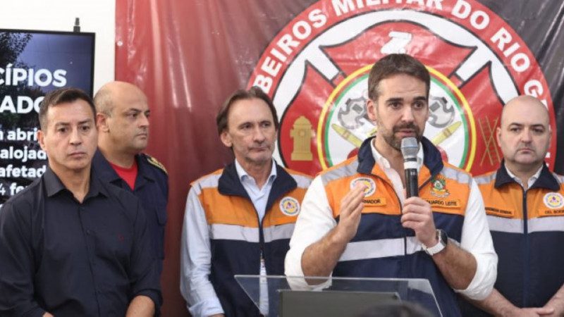 Segundo o governador Eduardo Leite os recursos serão destinados prestará auxílio para as pessoas para a construção de casas e comércios, posteriormente (Foto: reprodução)