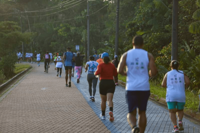 Público busca o espaço para ter contato com a natureza. Imagem: Agência Pará.