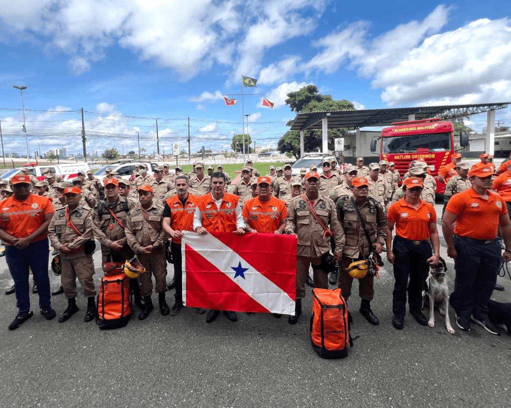 Bombeiros Militares do Pará são enviados aos Rio Grande do Sul para ajudar.