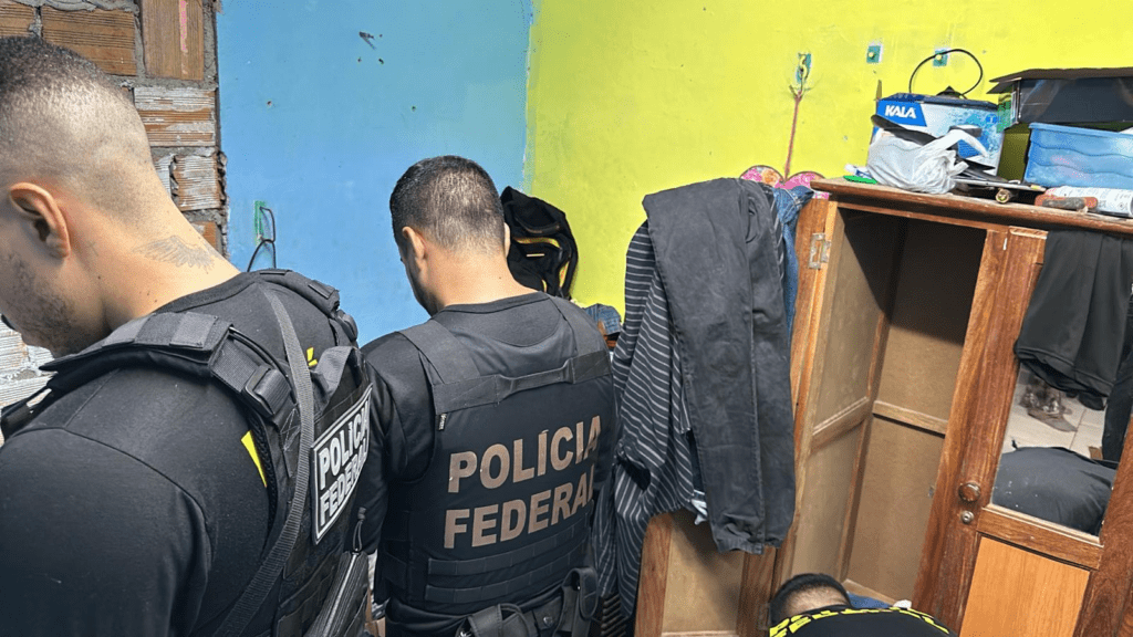 Imagem: Divulgação da Comunicação Social Polícia Federal do Pará. PF prende dois homens em ação de combate a abuso infantil