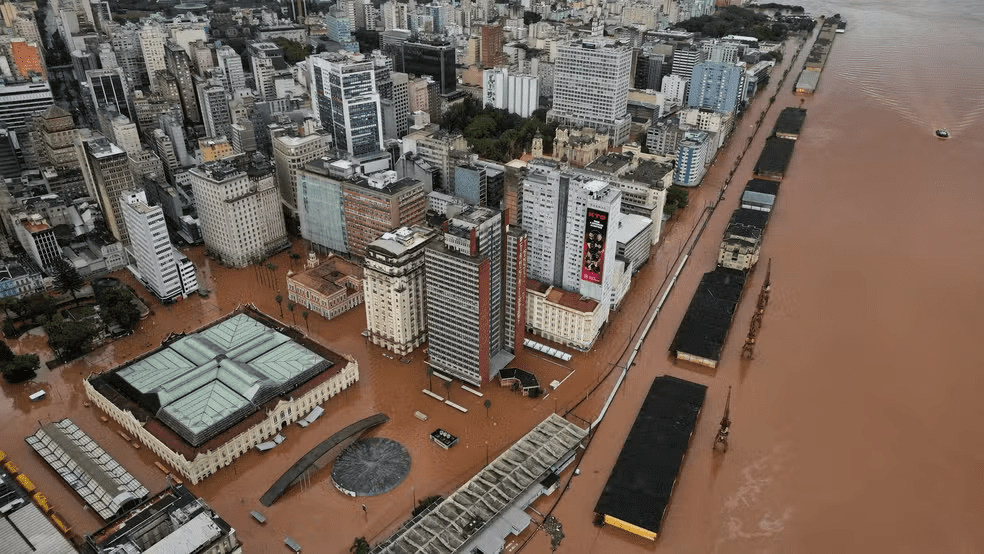 Rio Guaíba sobe 14 centímetros em 5 horas e preocupa.