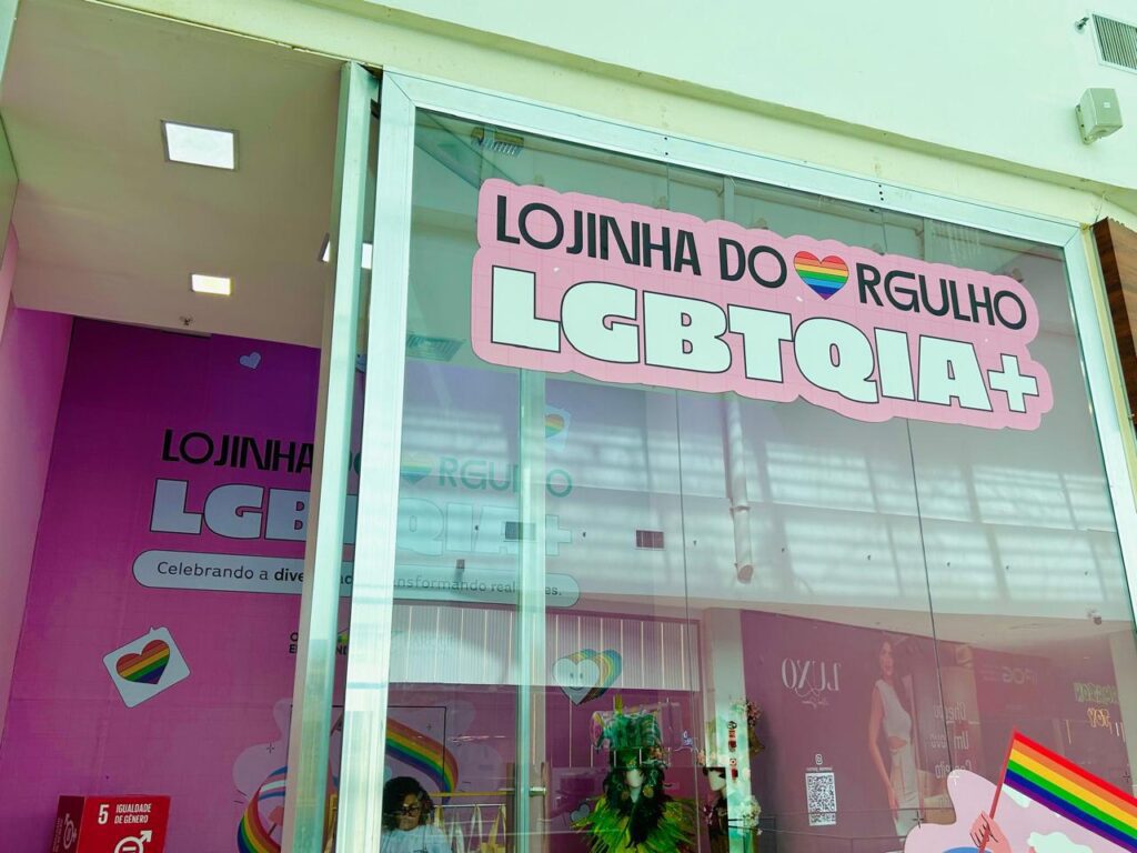 Lojinha do Orgulho: espaço para empreendedores LGBQIA+ é aberto em Belém. Imagem: Reprodução