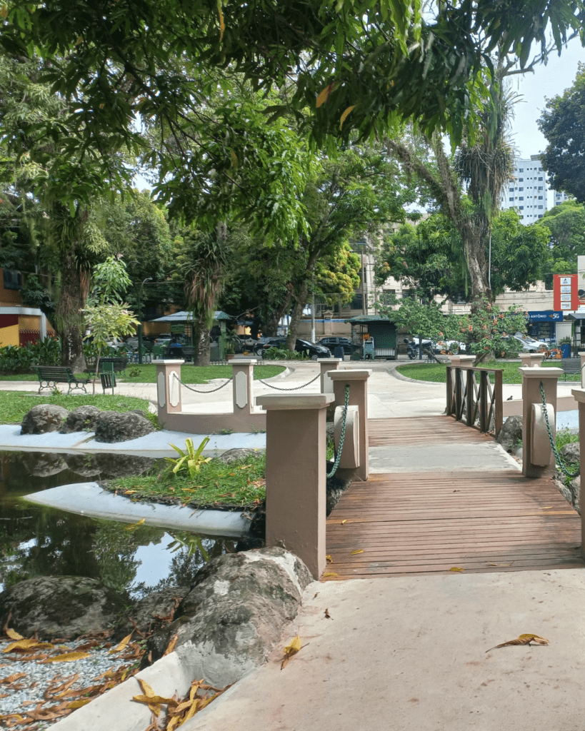 Praça Batista Campos, em Belém. Foto: Agência Belém