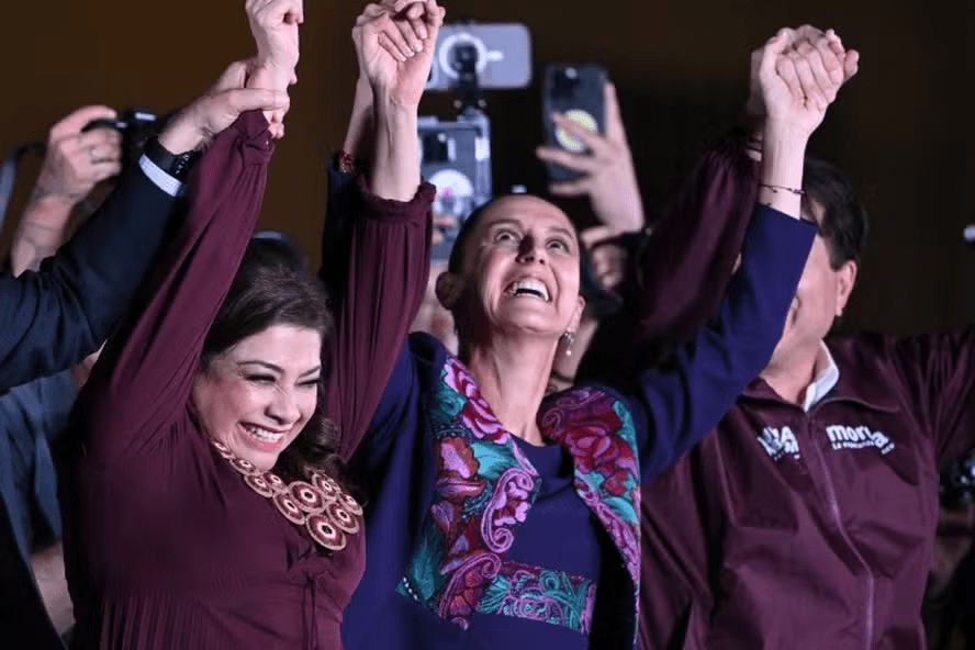 Claudia Sheinbaum eleita a primeira mulher presidente do México. Foto: Getty Images