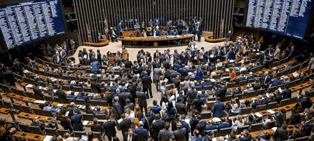 Plenário da Câmara (Wilson Dias/Agência Brasil).