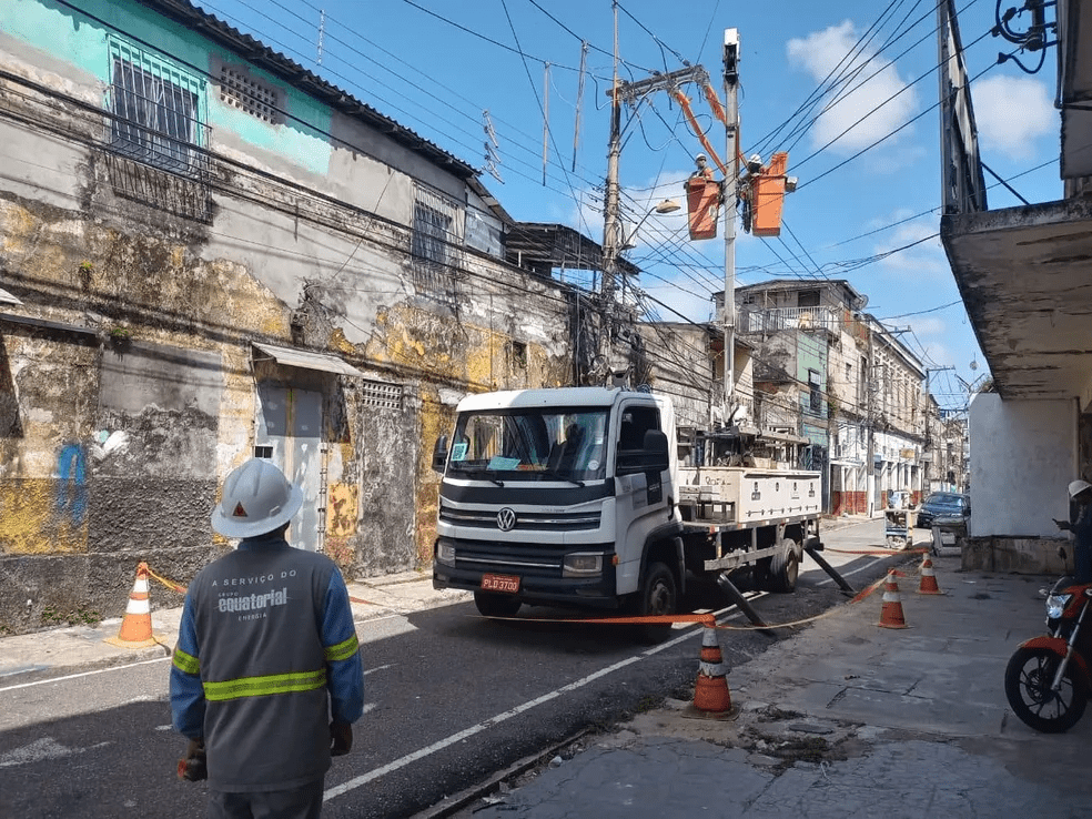 Mosqueiro e Outeiro recebem melhorias na rede elétrica para o verão. Foto:divulgação