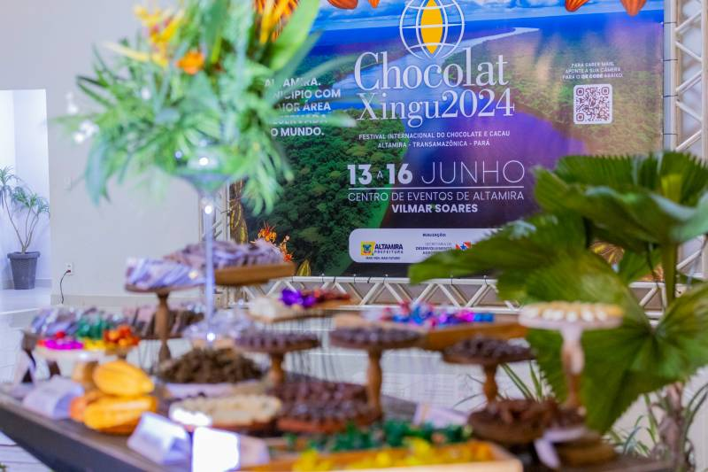 Chocolat Xingu: festival de chocolate em Altamira gera R$7 milhões em negócios. Foto: Divulgação