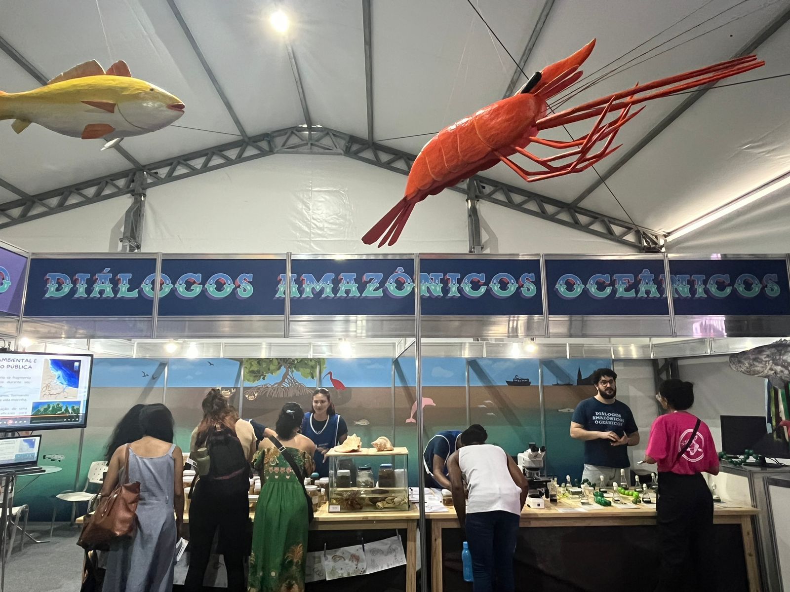 SBPC: stand aborda preservação do meio ambiente marinho na Amazônia