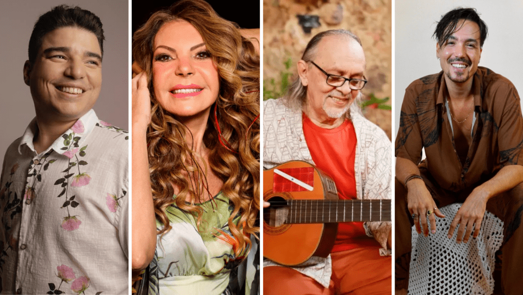 A programação inclui um sarau com shows de Elba Ramalho, Luã Yves, Nilson Chaves e Arthur Espíndola. Foto 1 : reprodução / facebook. Foto 2: Divulgação. Foto 3: Carlos Borges Foto 4: divulgação