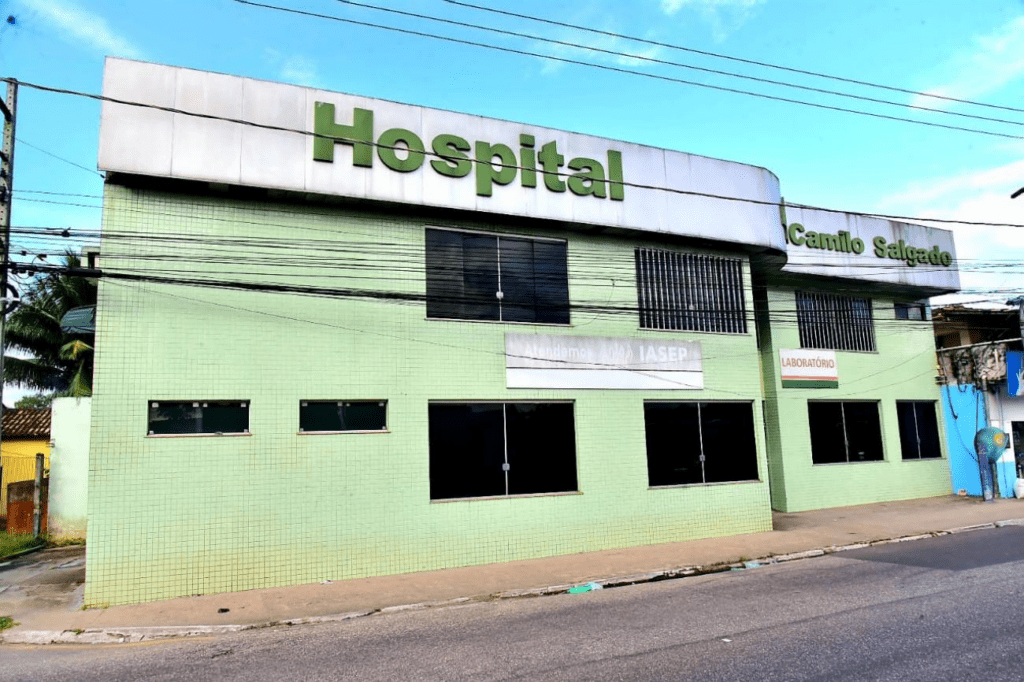 Hospital Camilo Salgado, onde funciona agora o PSM de Ananindeua. 