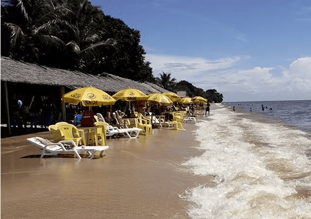 Praia do Vai Quem Quer - Imagem: reprodução /Agência Belém