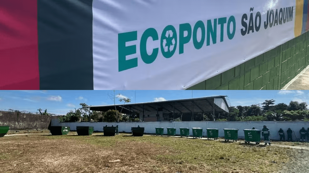 Novo Ecoponto é instalado no canal São Joaquim para descarte de lixo em Belém — Foto: Divulgação/Ciclus Amazônia