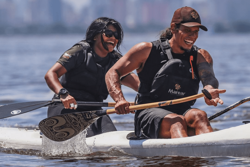 Bora remar? Conheça quatro escolas/clubes de canoagem em Belém - Foto: reprodução @silviogarrido / Instagram @marearcanoagem