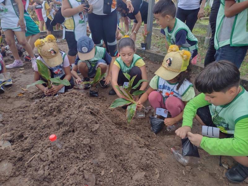 Colônia de Férias em Ananindeua, no Museu Parque Seringal. Foto: Ascom Prefeitura de Ananindeua