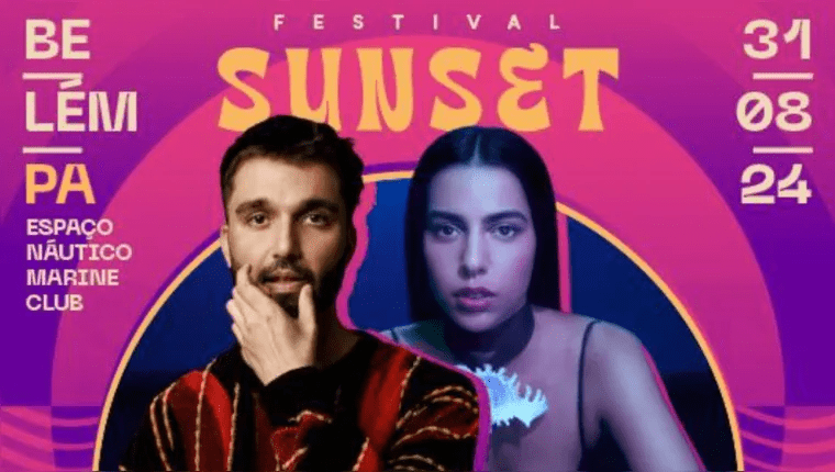 Festival Sunset Belém: confira os horários dos shows deste sábado - Imagem: divulgação 