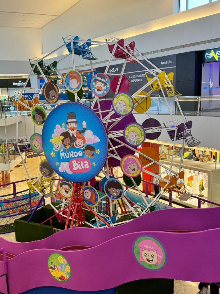 Parque do Mundo Bita: Maior Roda-Gigante indoor do Brasil, chega a shopping de Belém - Imgem: divulgação