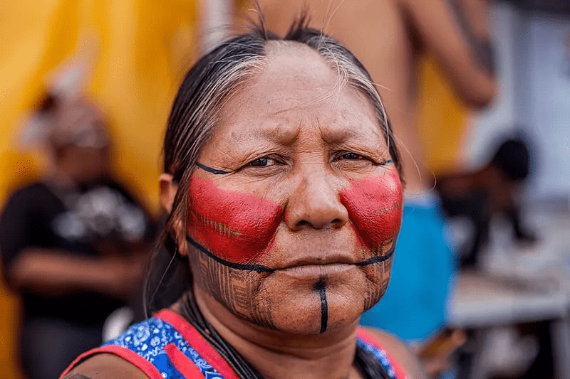 Tuíre Kayapó, liderança de defesa dos direitos indígenas, morre aos 54 anos - Foto: Mídia NINJA/Mobilização Nacional Indígena