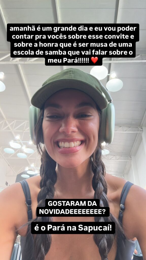 ‘É o Pará na Sapucaí’: Alane Dias será musa da Grande Rio no carnaval em 2025 - Foto: reprodução Instagram 