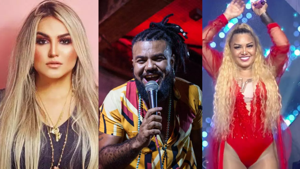 Rebeca Lindsay, Jeff Moraes e Nega Lôra sobem ao palcos juntos no Festival Lambateria 