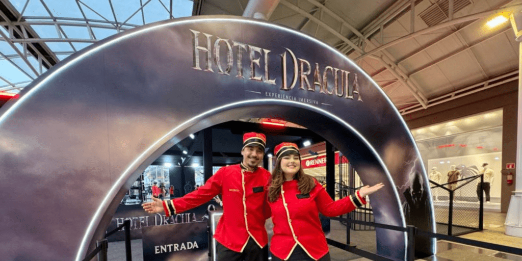 Hotel Drácula: Shopping Bosque Grão-Pará recebe experiência imersiva de terror